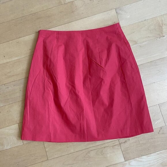 CLUB Monaco new coral skirt BNWT faux wrap bow. - Picture 7 of 10